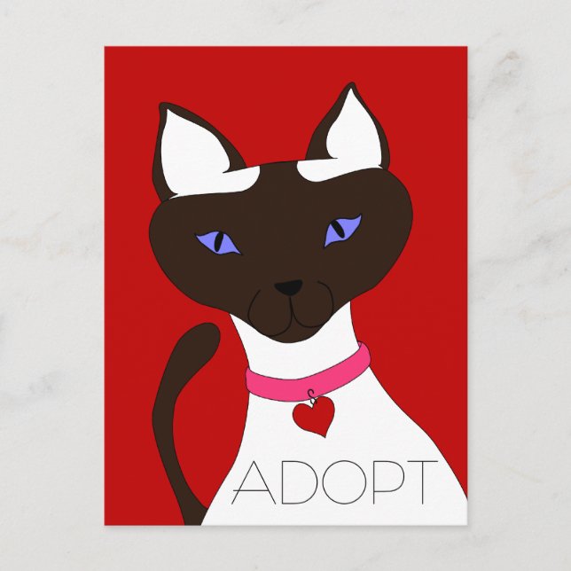 Purr-fect Moira ADOPT-vykort Vykort (Framsida)