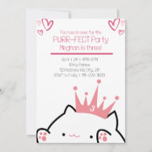 Purr-fect Princess Rosa Cat Girl Birthday
