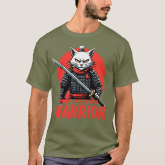 Purr-fect Samurai Warrior Cat - Fierce-Kattdjur T Shirt