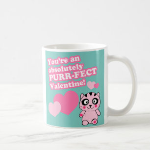 Purr-fect Valentine Cute Cat Valentine Kaffemugg