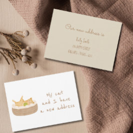 Purr-fekt Förflyttad, Vår Nya Adress Meddelande