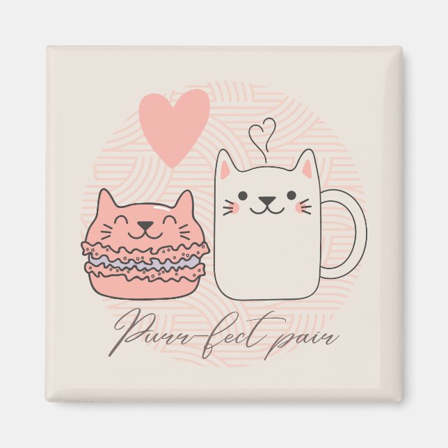 Purr-fekt Par Magnet (Framsidan)