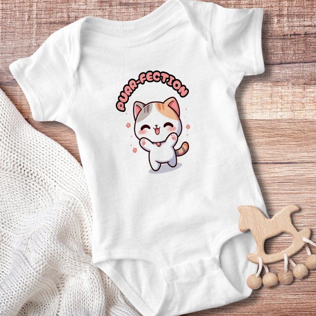 Purr-fektion Kawaii Kitty  T Shirt (Skapare uppladdad)