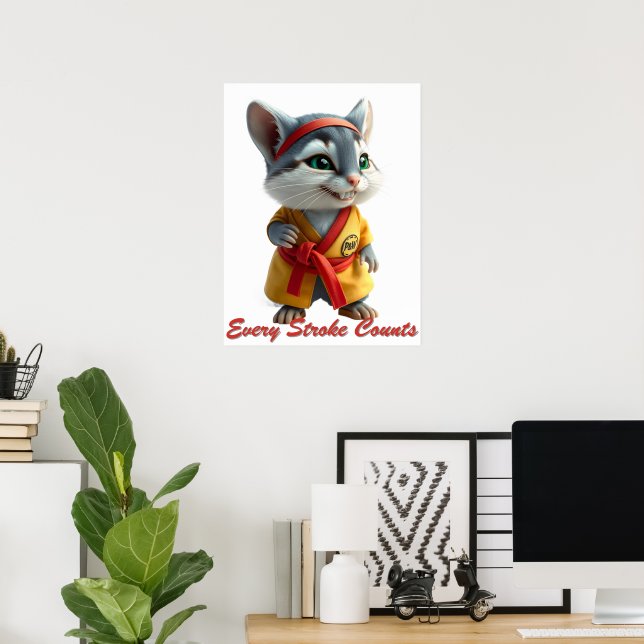 Purr‑fessional Painter Poster (Hemmakontoret)