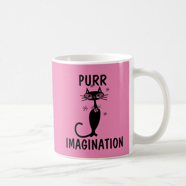 PURR IMAGINATION RETRO CAT KAFFE KOPPAR (Höger)
