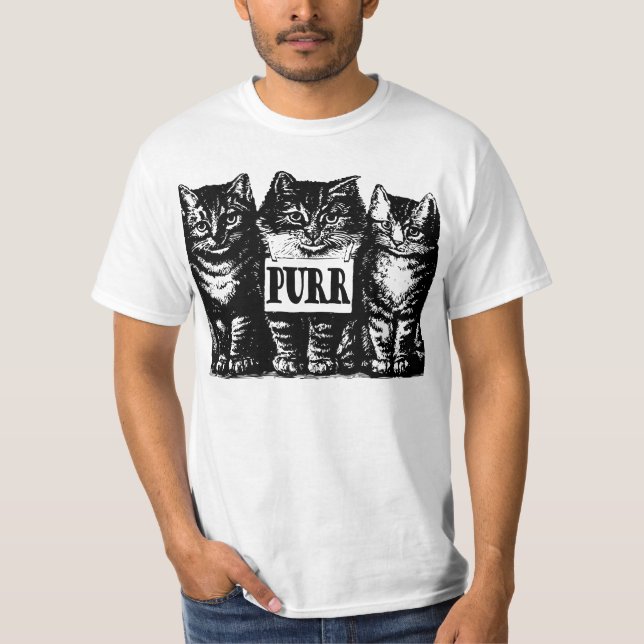 Purr Kittens Tee Shirt (Framsida)