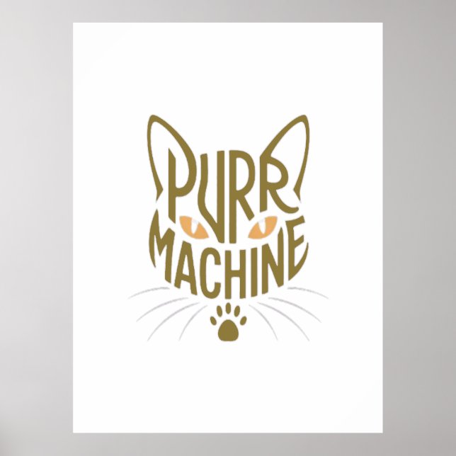 purr maskin poster (Framsidan)
