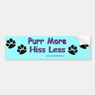 Purr more, HANS Less Bildekal
