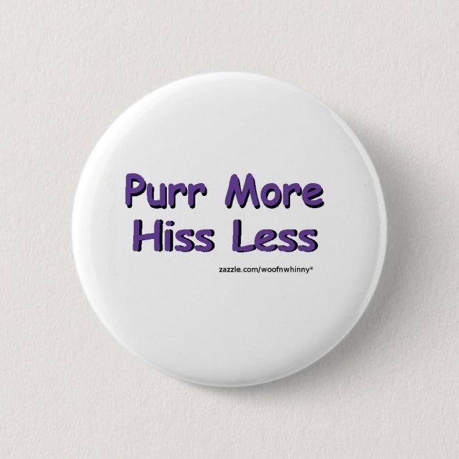 Purr more, HANS Less Knapp (Framsida)