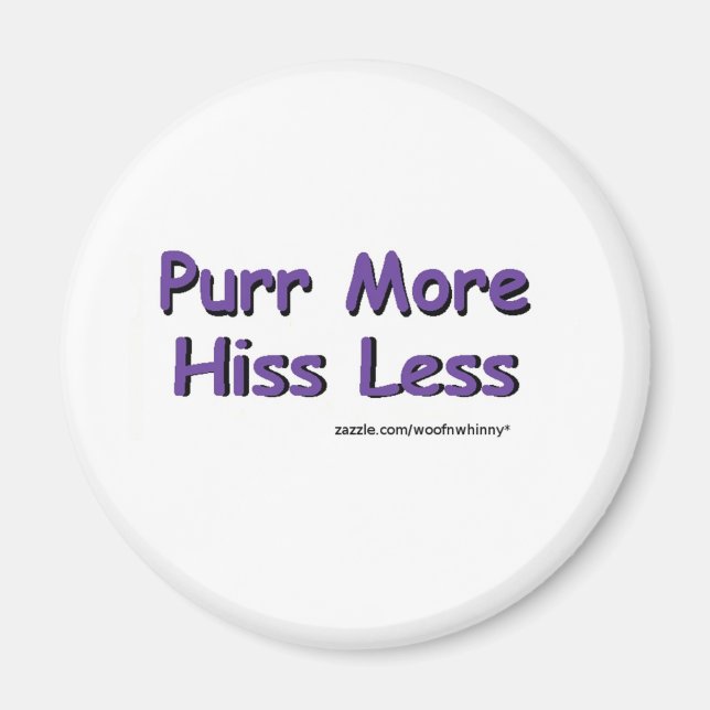 Purr more, HANS Less Magnet (Framsidan)