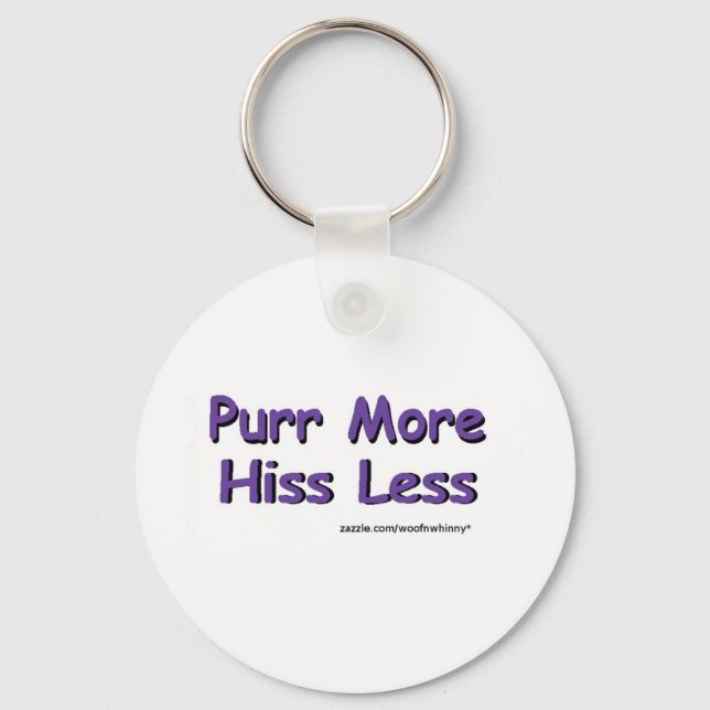 Purr more, HANS Less Nyckelring (Framsida)