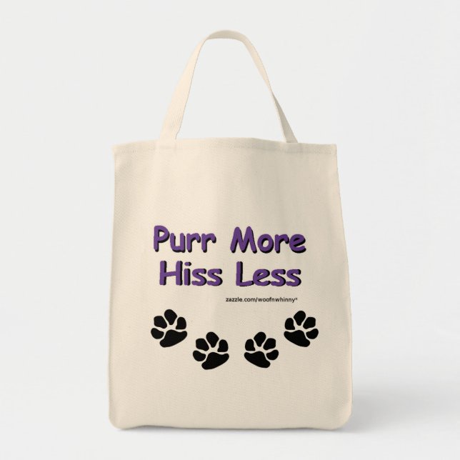 Purr more, HANS Less Tygkasse (Framsidan)