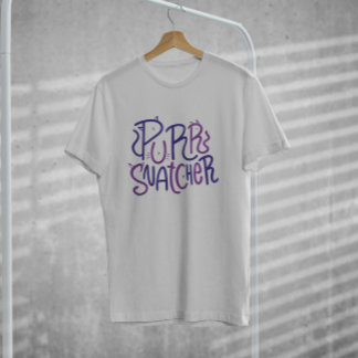 Purr Snatcher Lettering T Shirt