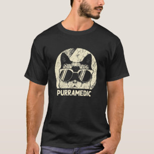 Purramedic Cat Lover Sjukvårdare Kitten EMT Funny  T Shirt