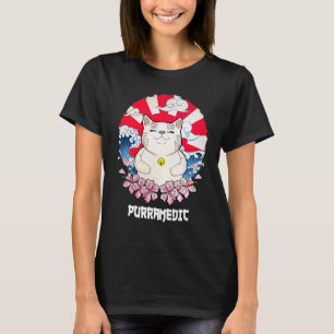 Purramedic Cat Sjukvårdare Kitten EMT Cat Mamma 2 T Shirt