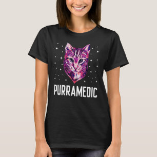 Purramedic Cat Sjukvårdare Kitten EMT Mamma 4 T Shirt
