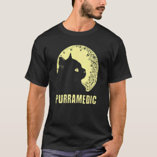 Purramedic Katt Ambulans Kattunge Sjukvårdare Katt T Shirt