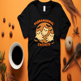 Purranoral aktivitet Retro Ghost Halloween T Shirt