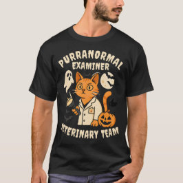 Purranoral Examiner Veterinary Team Halloween T Shirt