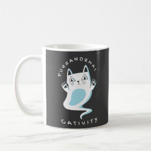 PURRANORMAL CATIITY HALLOWEEN CAT LOVER SPOOKY KAFFEMUGG