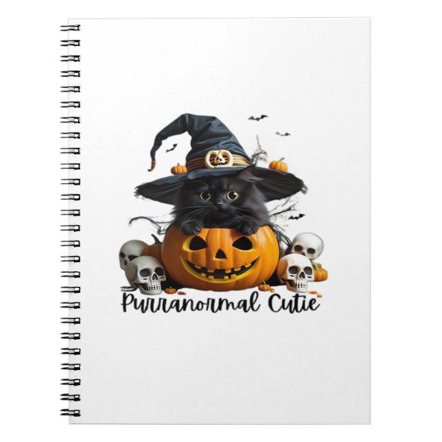 Purranormal Cutie Classic T-Shirt Anteckningsbok (Framsidan)