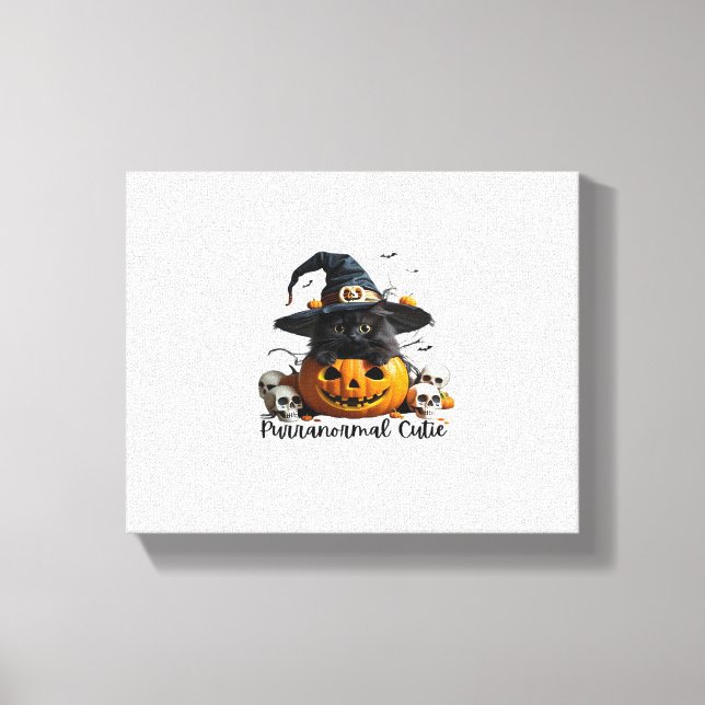 Purranormal Cutie Classic T-Shirt Canvastryck (Framsida)