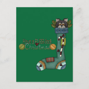 Purrect-julklapp Helg Vykort