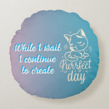 Purrefect Day Cushion