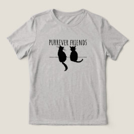 Purrever Friends Cute Cat Best Friends T Shirt