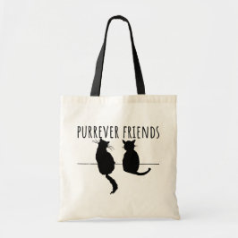 Purrever Friends Cute Cat Best Friends Tygkasse