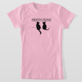 Purrever Friends Cute Cat Besties T Shirt