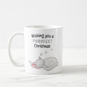 Purrfande julklapp Mugg