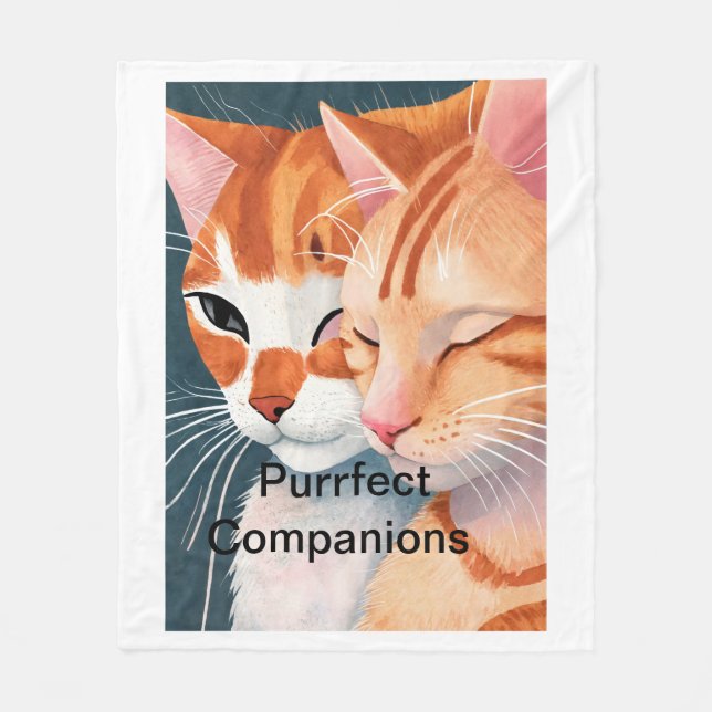 Purrfect Assions Fleecefilt (Framsidan)