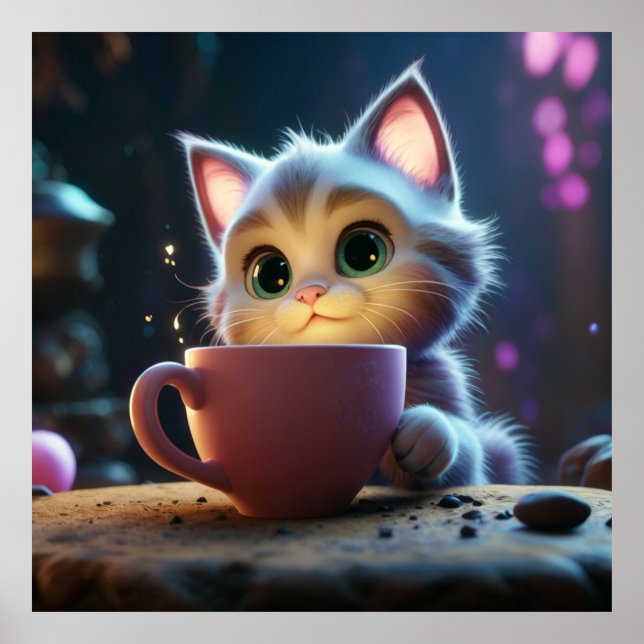 Purrfect Brew Poster (Framsidan)