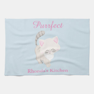 Purrfect Cat Kökshandduk