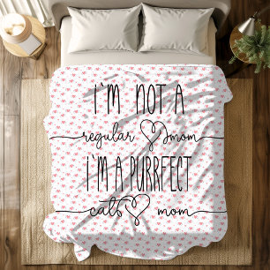 Purrfect Cat Mamma Fleecefilt