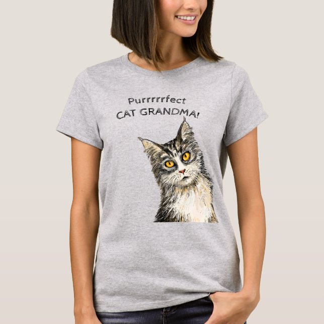 Purrfect cat morma T-Shirt (Framsida)