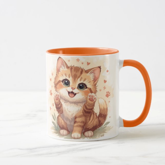 "Purrfect Cat Mugg: Twinkle & Play" Mugg (Höger)