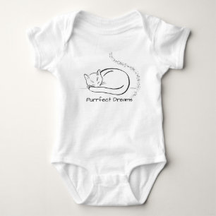 Purrfect Dreams - Cute Sleeping Art Desig T Shirt