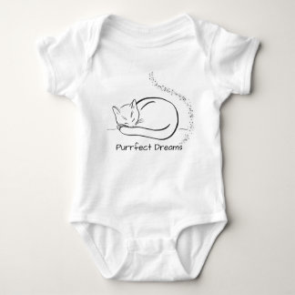 Purrfect Dreams - Cute Sleeping Art Desig T Shirt