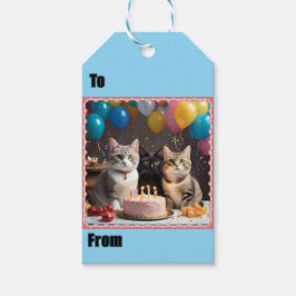 Purrfect Firande: A Cats Födelsedagsfest, Presentetikett