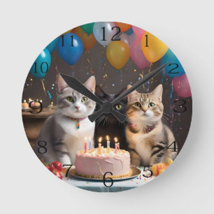 Purrfect Firande: A Cats Födelsedagsfest, Rund Klocka