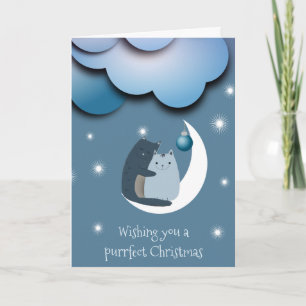 Purrfect jul helgkort