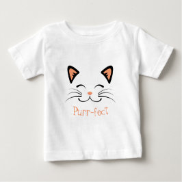 PurrFect Kattunge Ansikte Graphic T Shirt