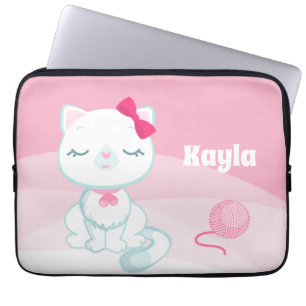 Purrfect Kattunge Kitten Girls Laptop Fodral