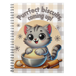"Purrfect-kex, kommande" Kneading Cat Anteckningsbok