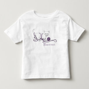 PURRfect lekskjorta! Småbarnutslagsplats Tee Shirt