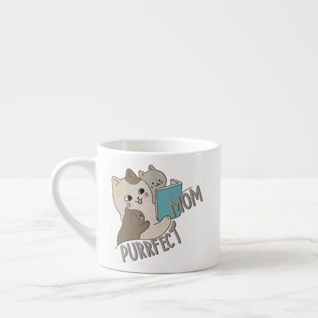 Purrfect Mamma Espressomugg (Vänster)