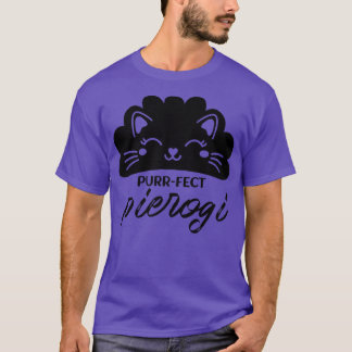 Purrfect Pierogi Adsible Cute Pierogi Cat Lovers T Shirt