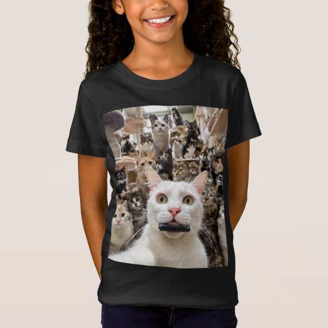Purrfect Selfie Squad Tee (Framsida)